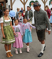 Mats Hummel und Cathy Hummels (Foto: Martin Schmitz)